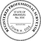 Arkansas Surveyor Seal Trodat Stamp